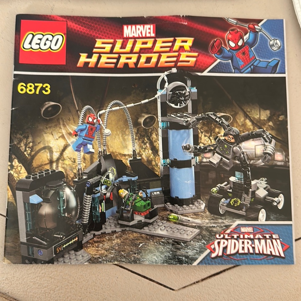 Lego marvel superheroes, Spider-Man’s Doc Ock Ambush instructions